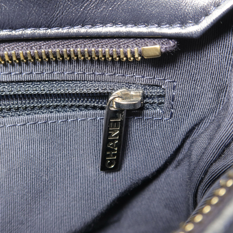 CHANEL 斜紋軟呢/牛皮皮革Gabrielle Small鏈帶肩背袋-11