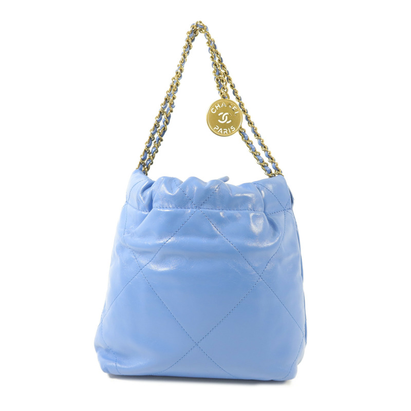 CHANEL 羊皮皮革Chanel 22 Mini手挽肩背兩用袋-1