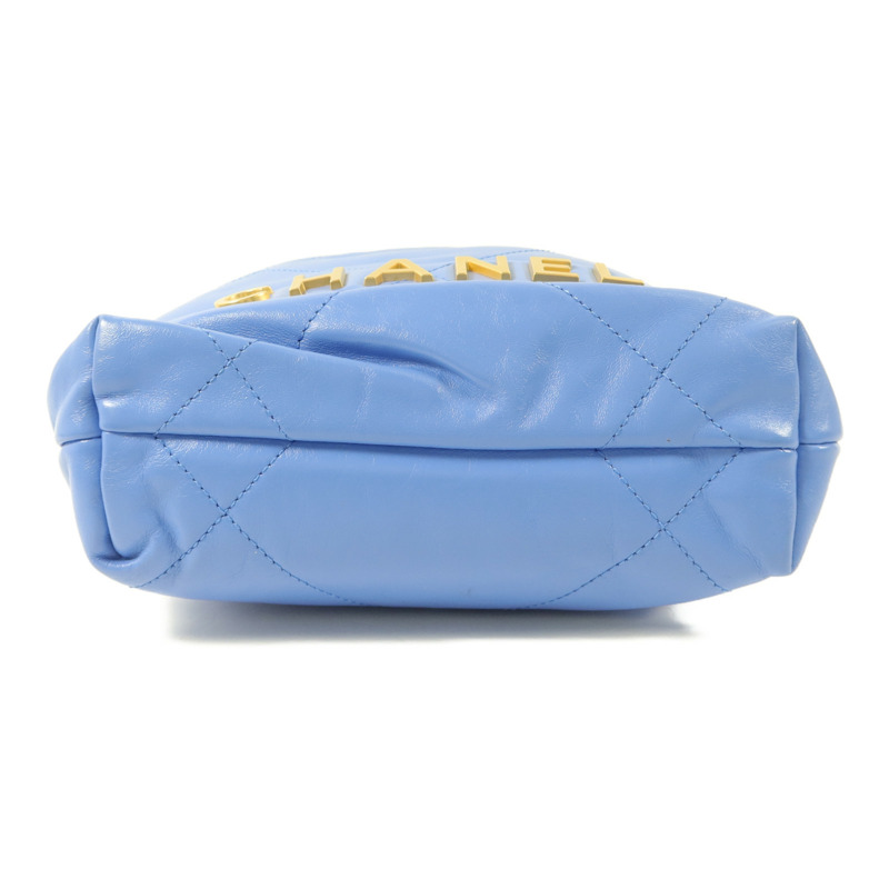 CHANEL 羊皮皮革Chanel 22 Mini手挽肩背兩用袋-3