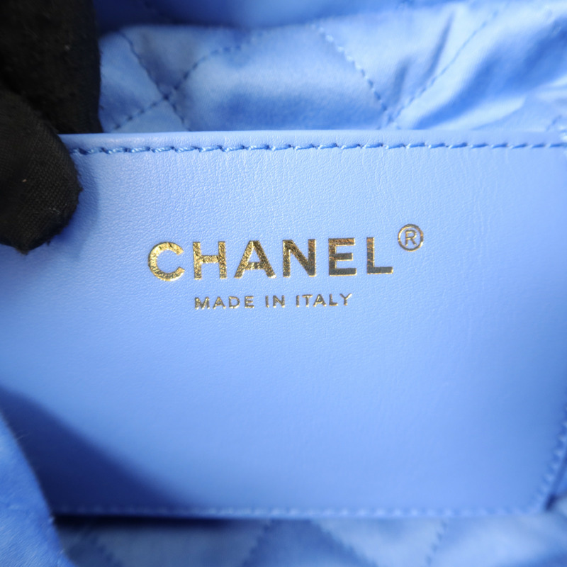 CHANEL 羊皮皮革Chanel 22 Mini手挽肩背兩用袋-5