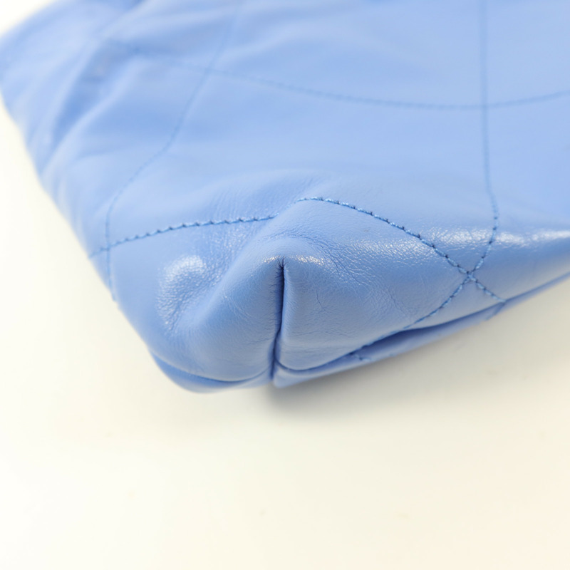 CHANEL 羊皮皮革Chanel 22 Mini手挽肩背兩用袋-15