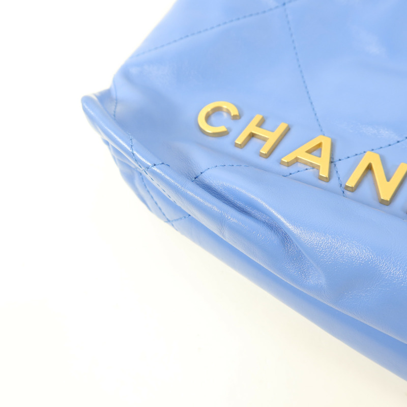 CHANEL 羊皮皮革Chanel 22 Mini手挽肩背兩用袋-17