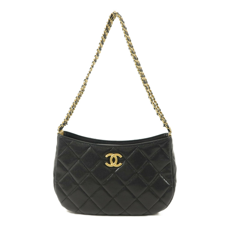CHANEL 牛皮皮革24C Hobo Bag肩背袋-0