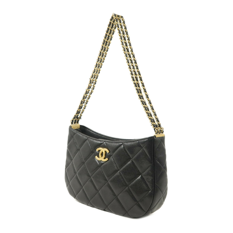 CHANEL 牛皮皮革24C Hobo Bag肩背袋-2