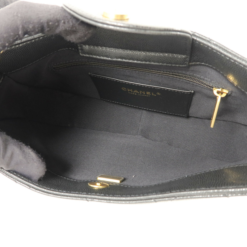 CHANEL 牛皮皮革24C Hobo Bag肩背袋-4