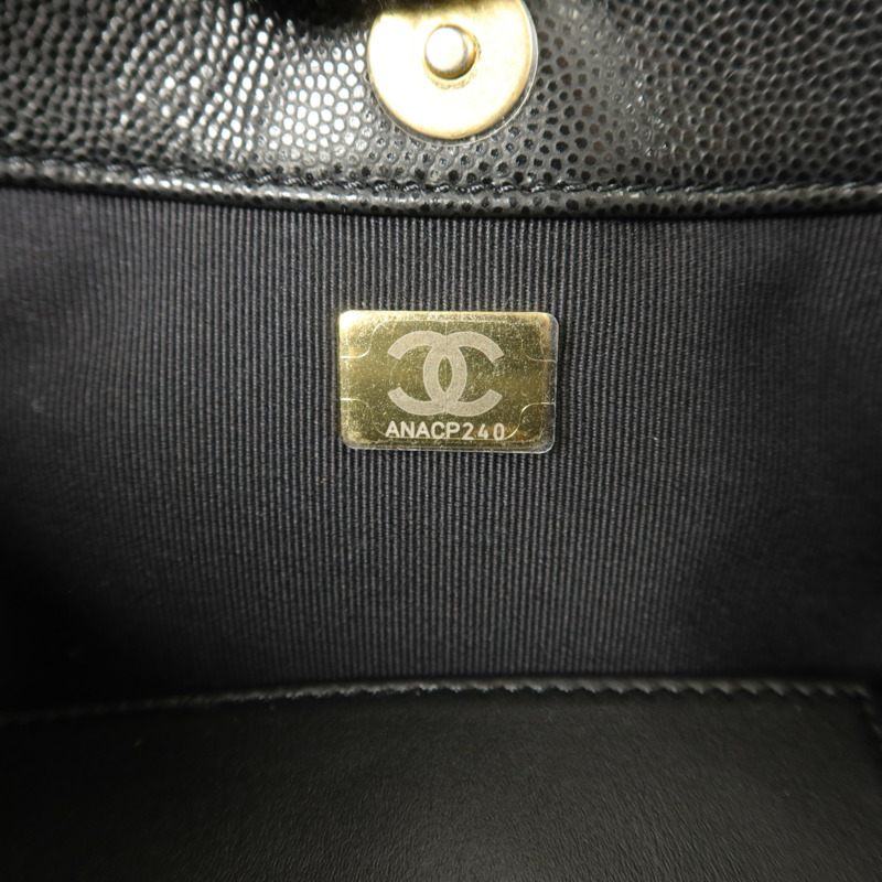 CHANEL 牛皮皮革24C Hobo Bag肩背袋-6