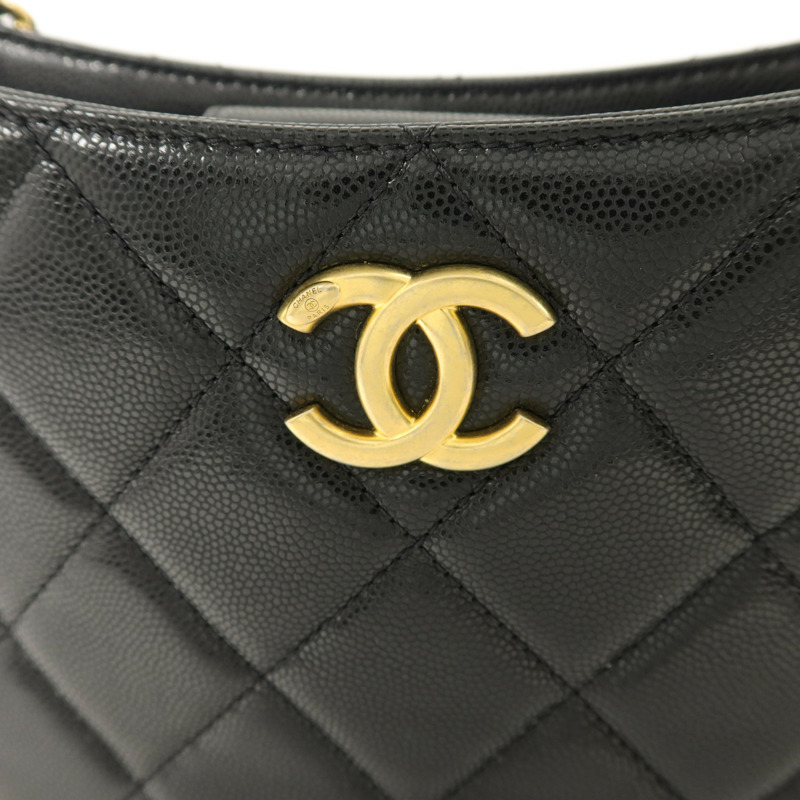 CHANEL 牛皮皮革24C Hobo Bag肩背袋-9