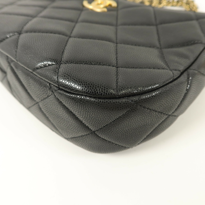 CHANEL 牛皮皮革24C Hobo Bag肩背袋-11