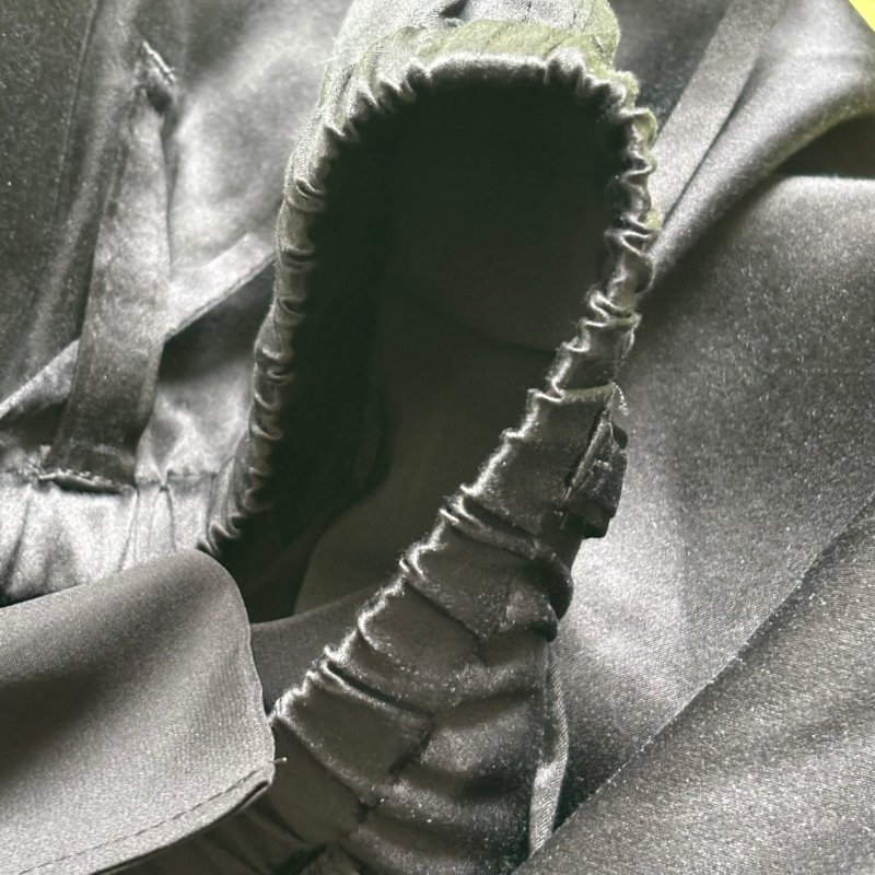 100% 絲質 ::Alexander Wang:: Tiger-embroidered Silk-satin Pyjama Shorts In Black 黑色絲緞老虎刺繡睡衣短褲 S號-8