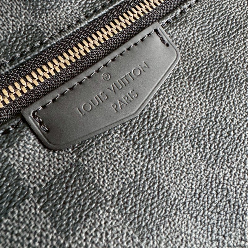 💥這必買 LV N41473 黑色棋盤格超帥後背包-10