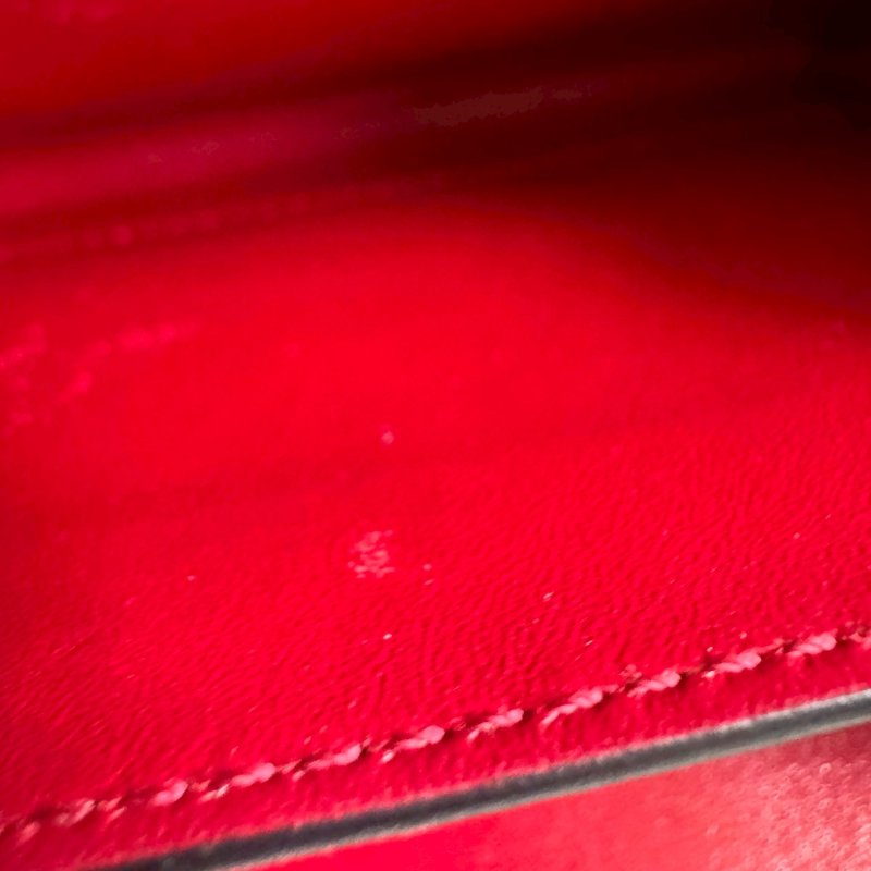 💫絕版款💥BURBERRY 紅色拼黑色拉鍊釦式長夾-18