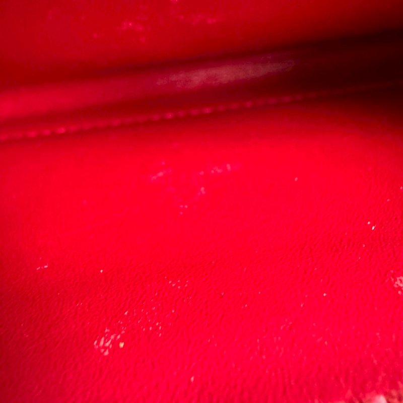 💫絕版款💥BURBERRY 紅色拼黑色拉鍊釦式長夾-24