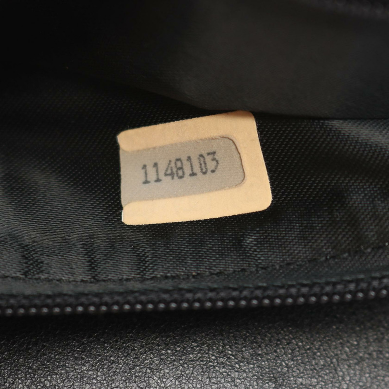 香奈兒 (CHANEL) 絎縫鏈條單肩包，流蘇羊皮，黑色，二手，女士，金色五金-4