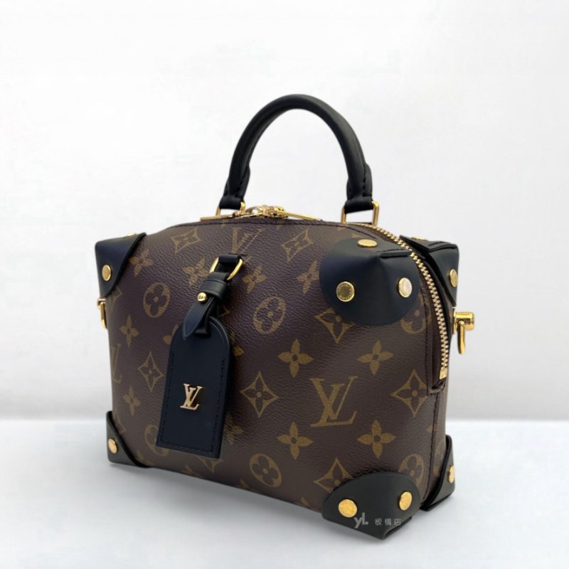 S5271-LV Petite Malle Souple原花盒子手提斜背包 M45571-2