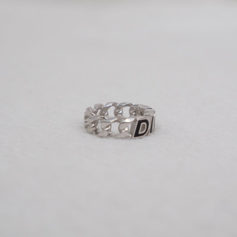全新Dior 男裝銀色戒指-12