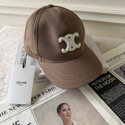 Triomphe 經典凱旋標誌棉質棒球帽(米灰色)