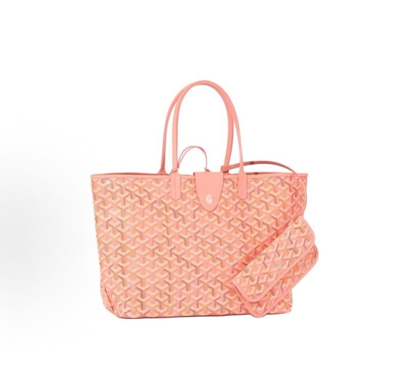 Goyard 限定櫻花粉saint louis pm中號tote托特包 尺寸約長34cm 寬15cm 高28cm-2