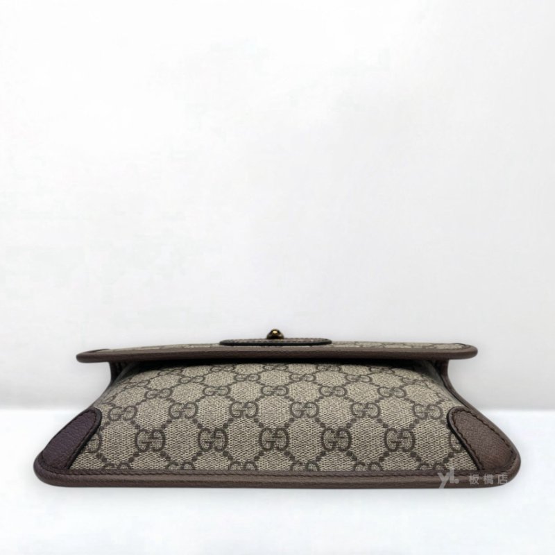 S5366-GUCCI 老花虎頭下蓋腰包493980-4