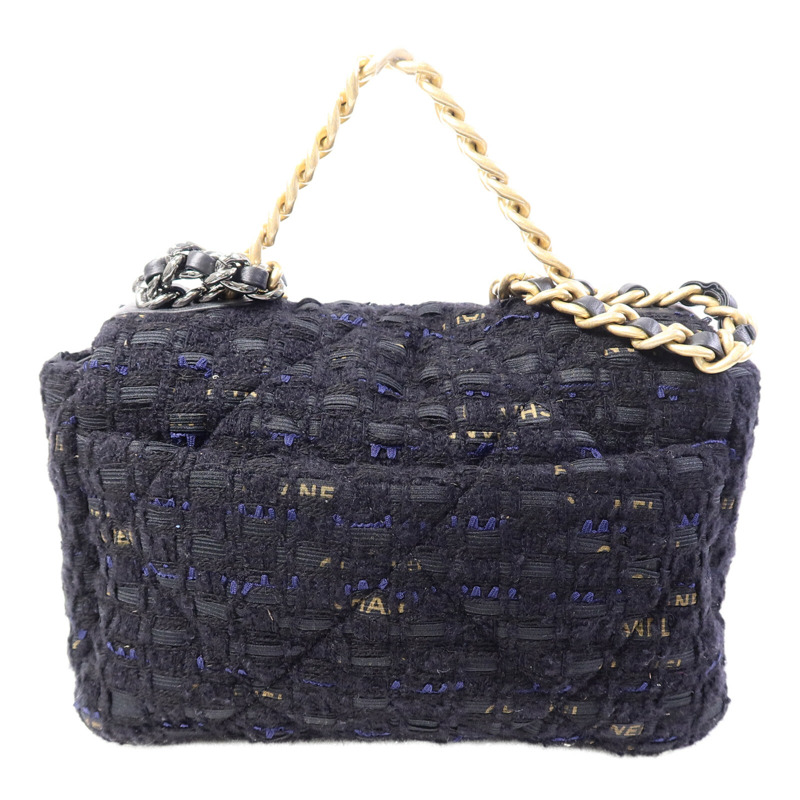 CHANEL Tweed Chanel 19手挽肩背兩用袋-1