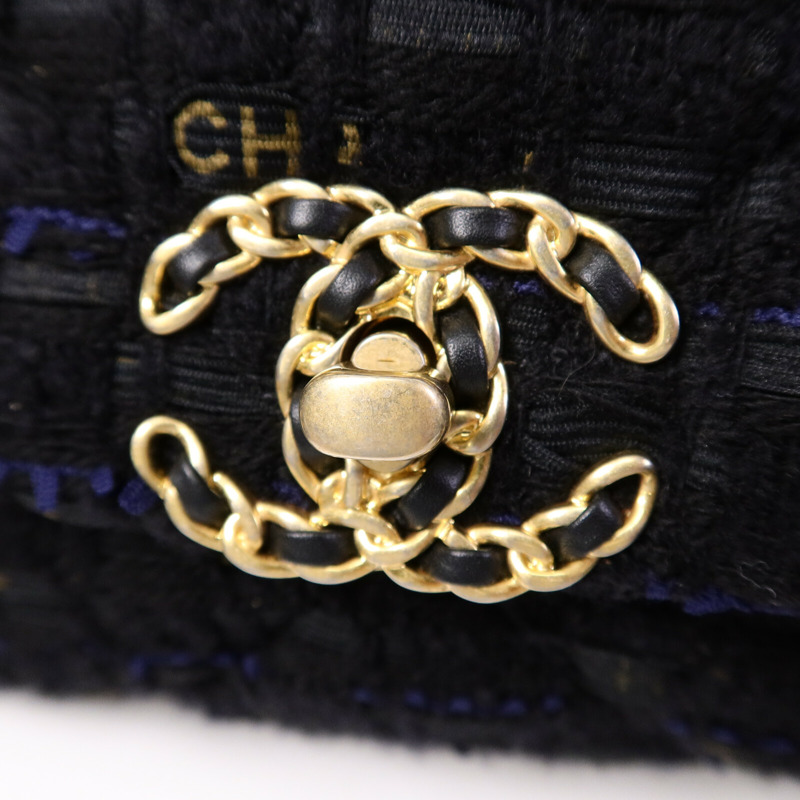 CHANEL Tweed Chanel 19手挽肩背兩用袋-6