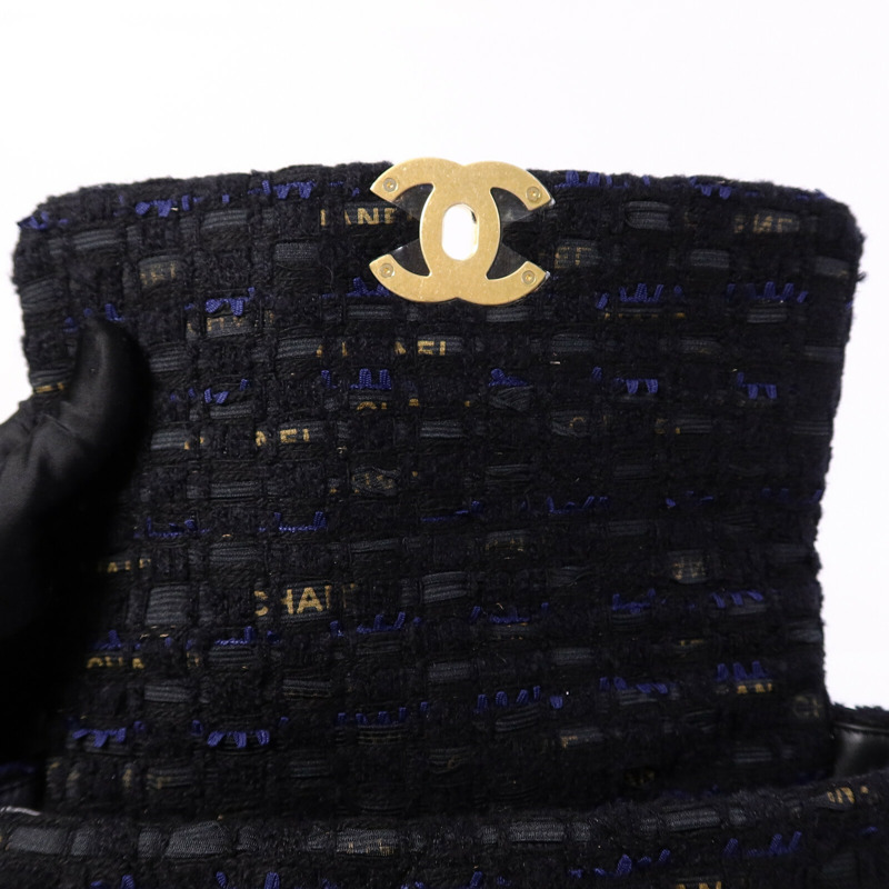 CHANEL Tweed Chanel 19手挽肩背兩用袋-14