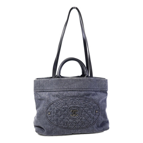 CHANEL 牛仔布2 Way Tote Bag手挽肩背兩用袋