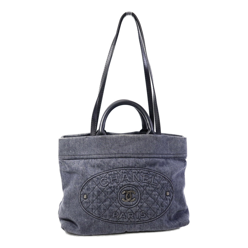 CHANEL 牛仔布2 Way Tote Bag手挽肩背兩用袋-0