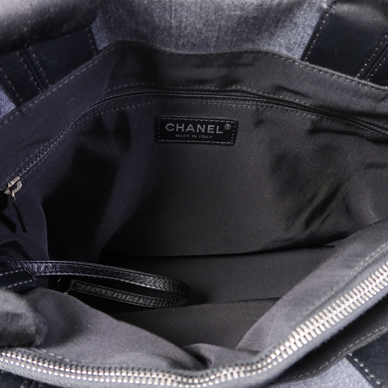 CHANEL 牛仔布2 Way Tote Bag手挽肩背兩用袋-4