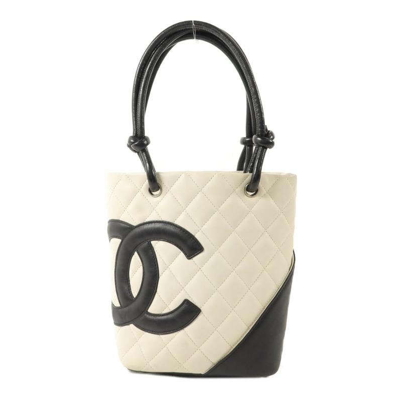 CHANEL 牛皮皮革Cambon Tote手挽袋-0
