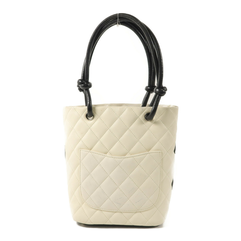 CHANEL 牛皮皮革Cambon Tote手挽袋-1
