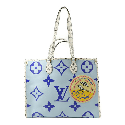 LOUIS VUITTON Monogram Giant/PVC On The Go GM手挽肩背兩用袋