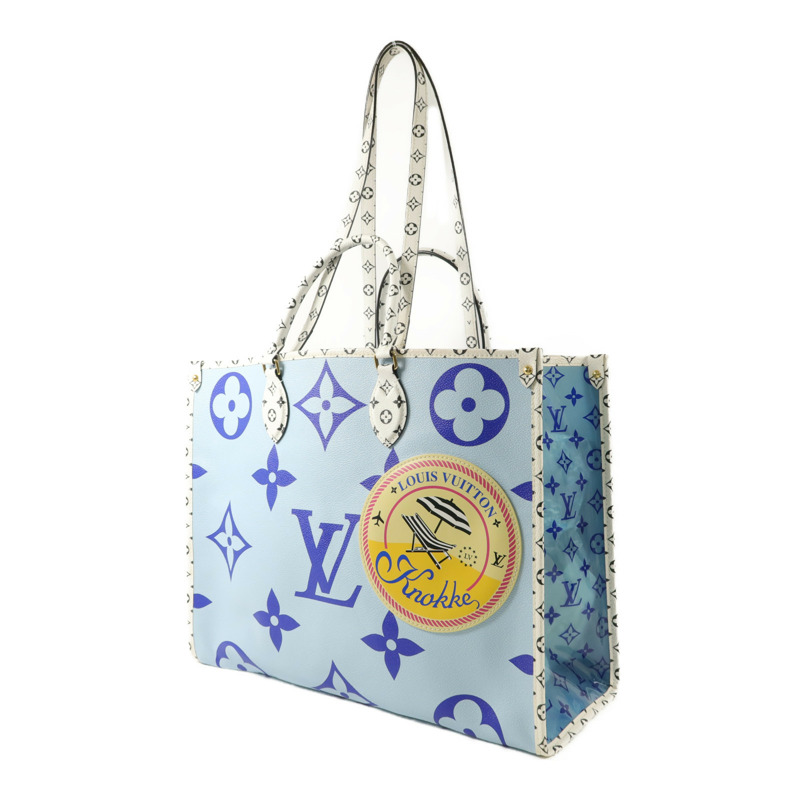 LOUIS VUITTON Monogram Giant/PVC On The Go GM手挽肩背兩用袋-2