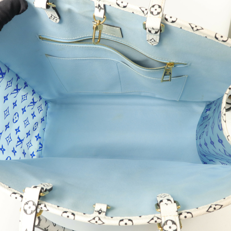 LOUIS VUITTON Monogram Giant/PVC On The Go GM手挽肩背兩用袋-4