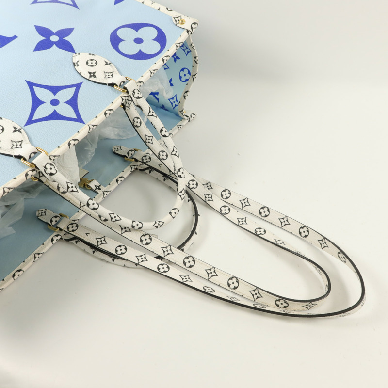 LOUIS VUITTON Monogram Giant/PVC On The Go GM手挽肩背兩用袋-7