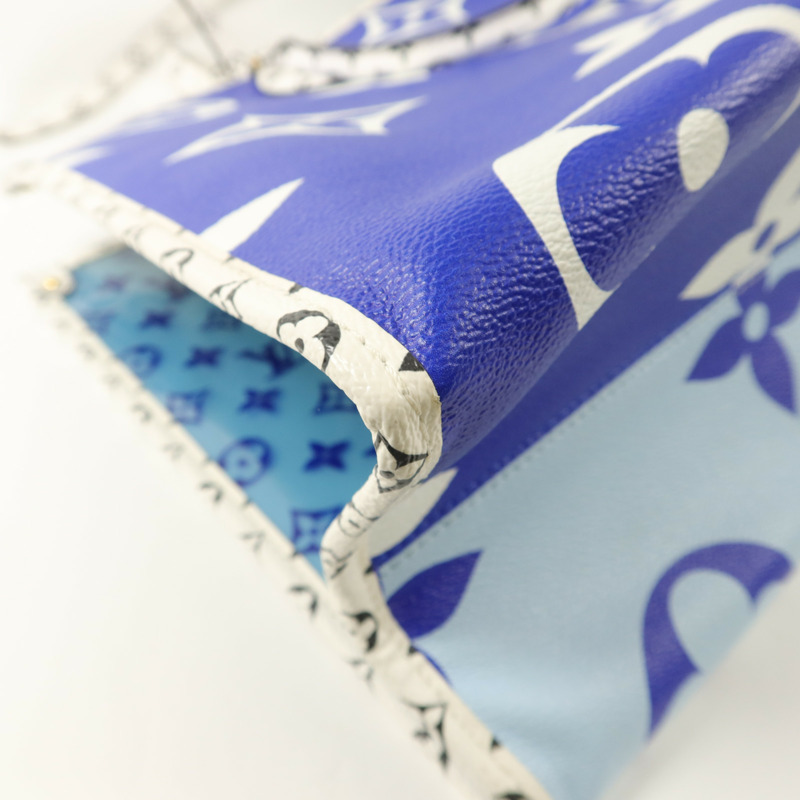 LOUIS VUITTON Monogram Giant/PVC On The Go GM手挽肩背兩用袋-13