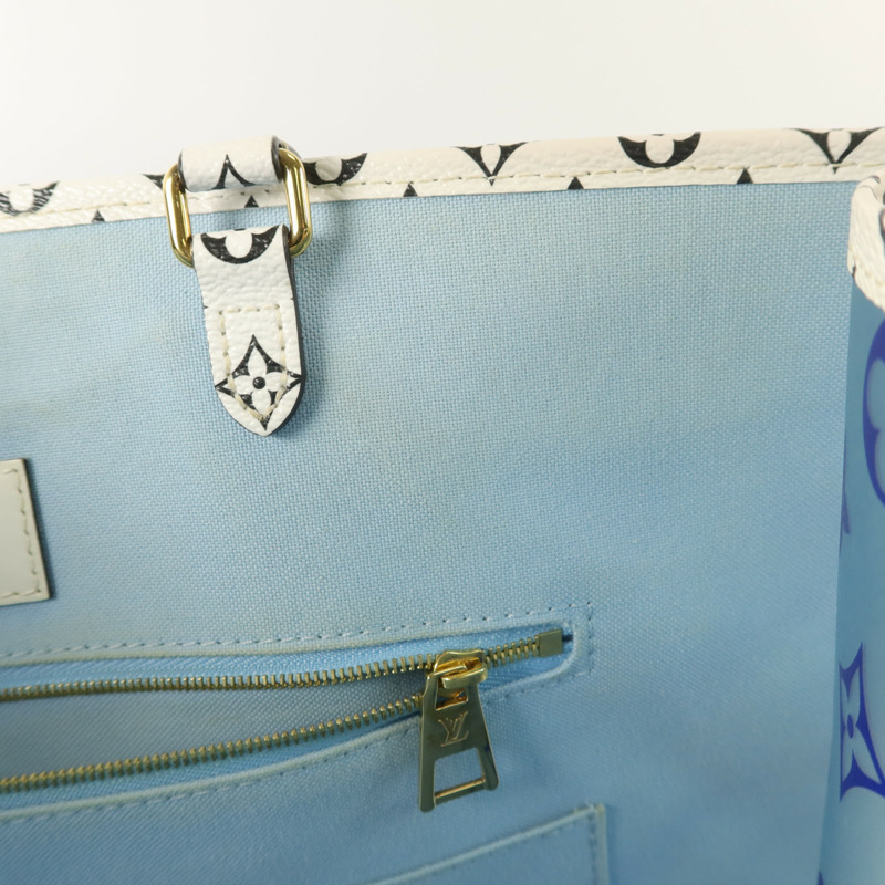 LOUIS VUITTON Monogram Giant/PVC On The Go GM手挽肩背兩用袋-14