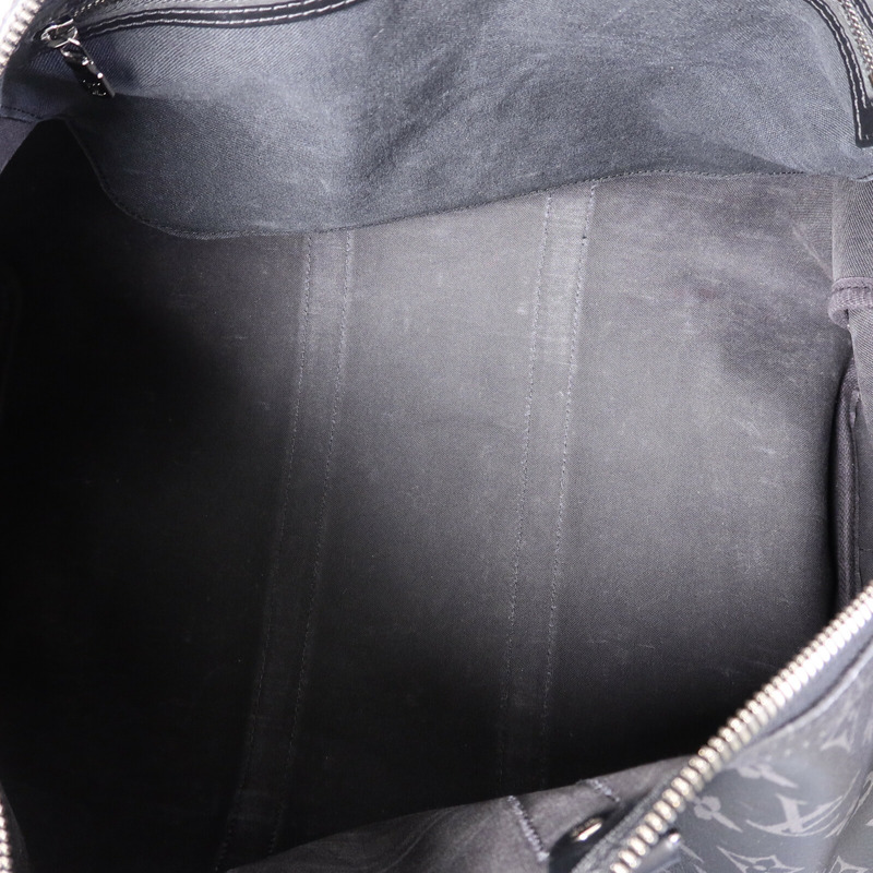 LOUIS VUITTON Monogram Eclipse Keepall 45 Bandoulie手挽肩背兩用袋-4