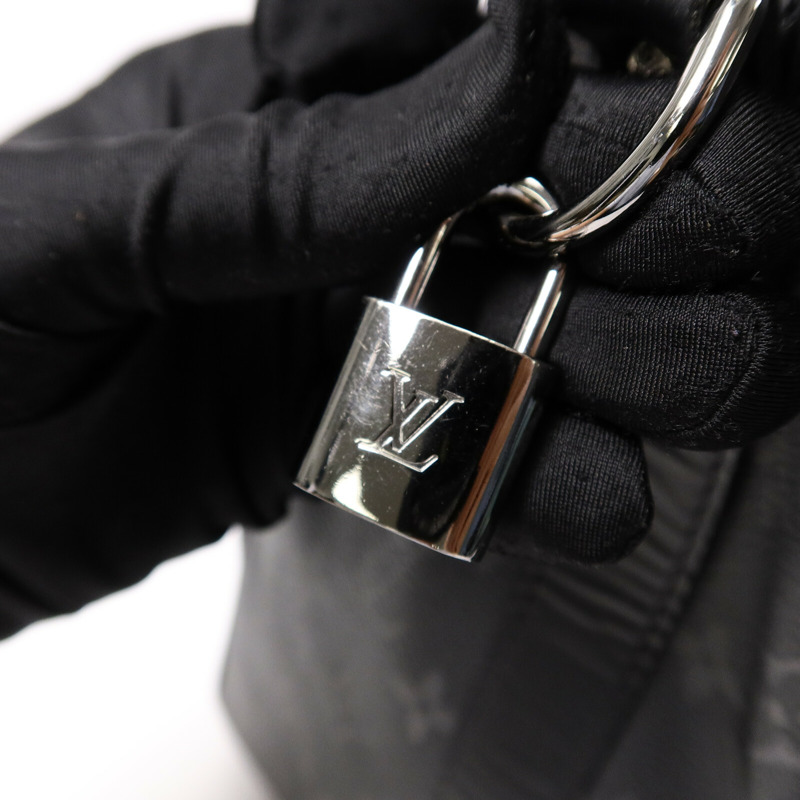 LOUIS VUITTON Monogram Eclipse Keepall 45 Bandoulie手挽肩背兩用袋-6