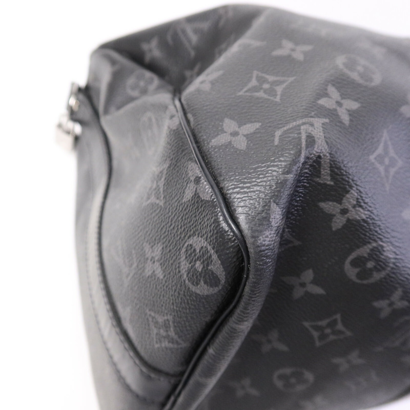 LOUIS VUITTON Monogram Eclipse Keepall 45 Bandoulie手挽肩背兩用袋-10