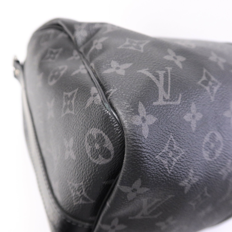 LOUIS VUITTON Monogram Eclipse Keepall 45 Bandoulie手挽肩背兩用袋-12
