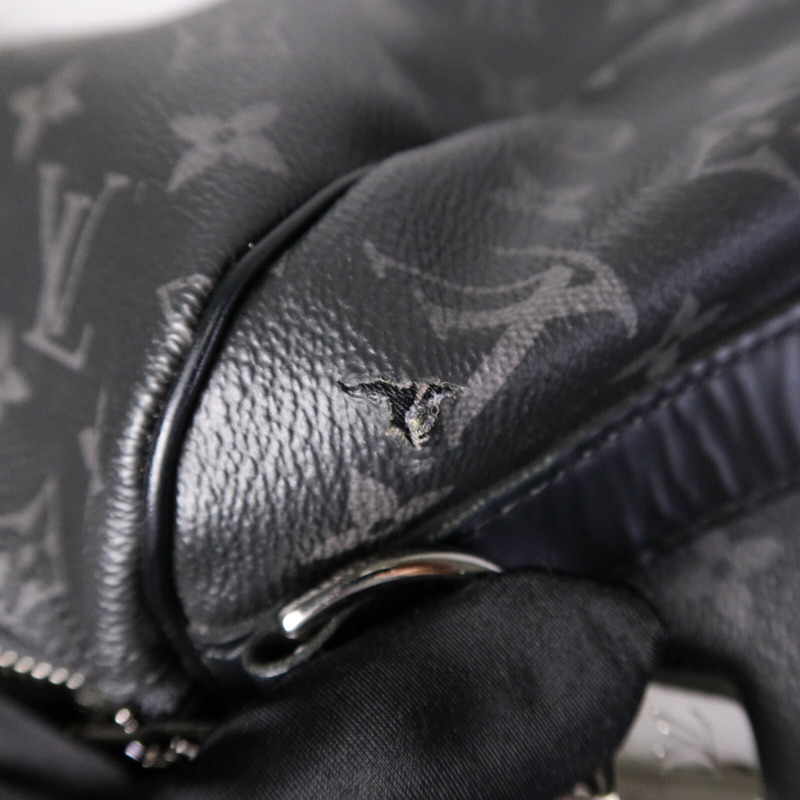 LOUIS VUITTON Monogram Eclipse Keepall 45 Bandoulie手挽肩背兩用袋-13