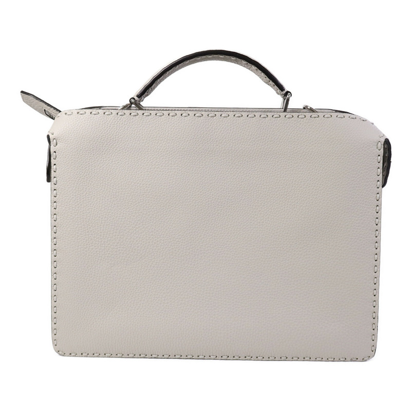 FENDI 牛皮皮革Medium Peekaboo手挽肩背兩用袋-1