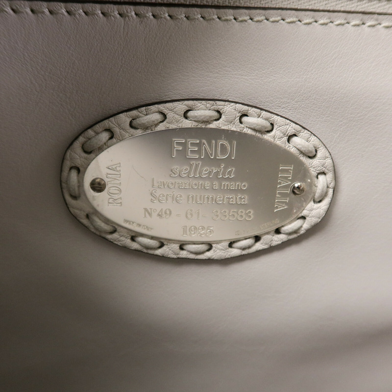 FENDI 牛皮皮革Medium Peekaboo手挽肩背兩用袋-6