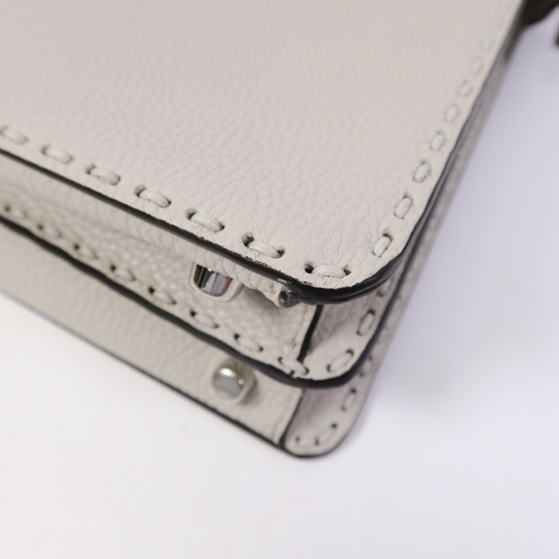 FENDI 牛皮皮革Medium Peekaboo手挽肩背兩用袋-12