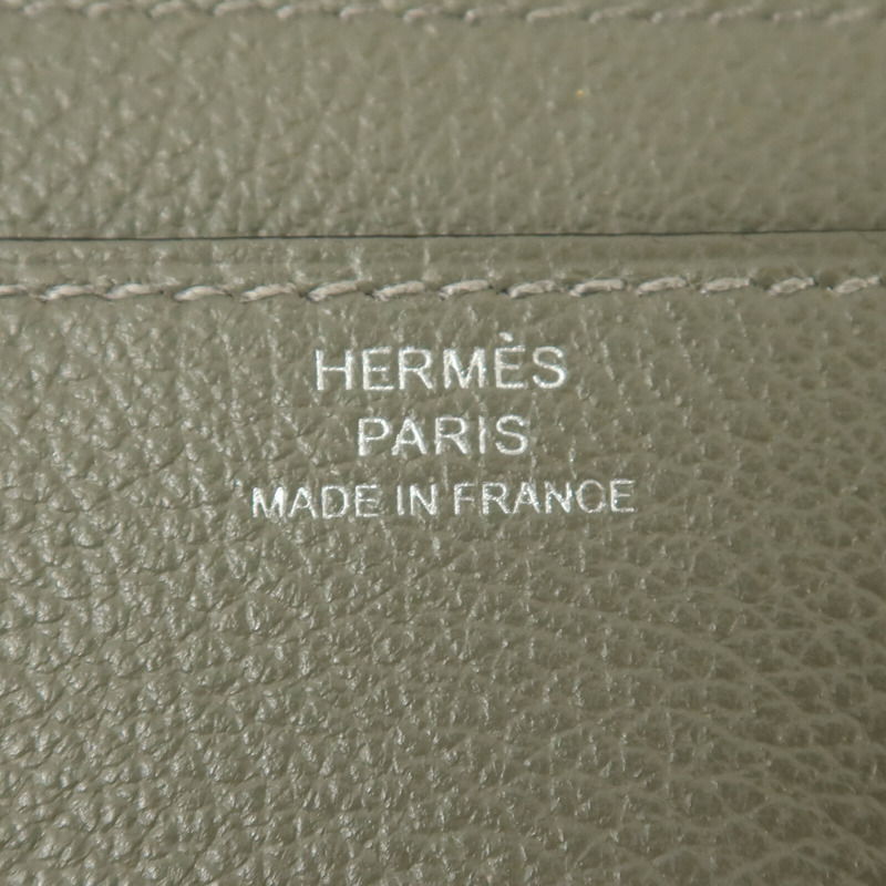 HERMES Evercolor皮革Constance To Go肩背袋Gris Meyer-5