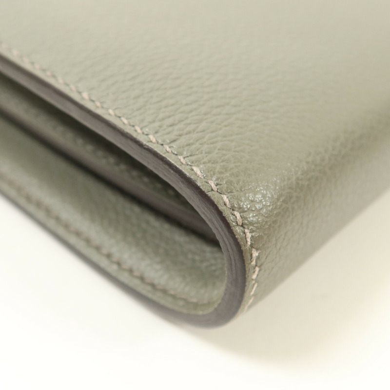 HERMES Evercolor皮革Constance To Go肩背袋Gris Meyer-12