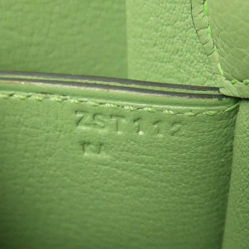 HERMES Evercolor皮革Mini Roulis肩背袋Vert Criguet-6