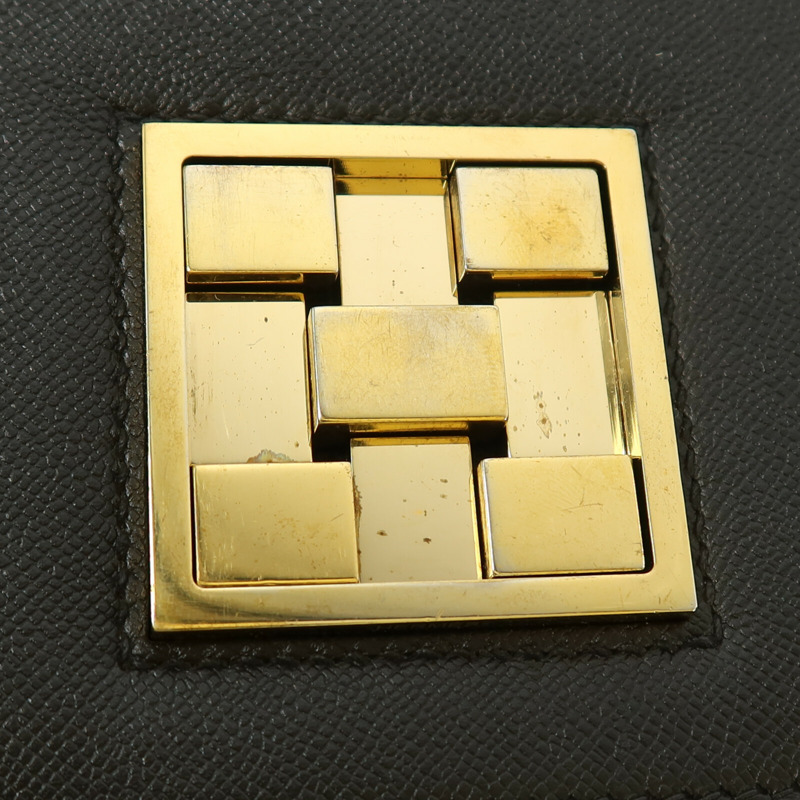 HERMES Epsom皮革Mosaique Au 24-21肩背袋Noir-8