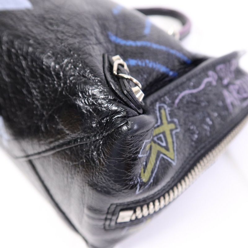 BALENCIAGA 牛皮皮革Papier A6 Graffiti Tote手挽袋-10