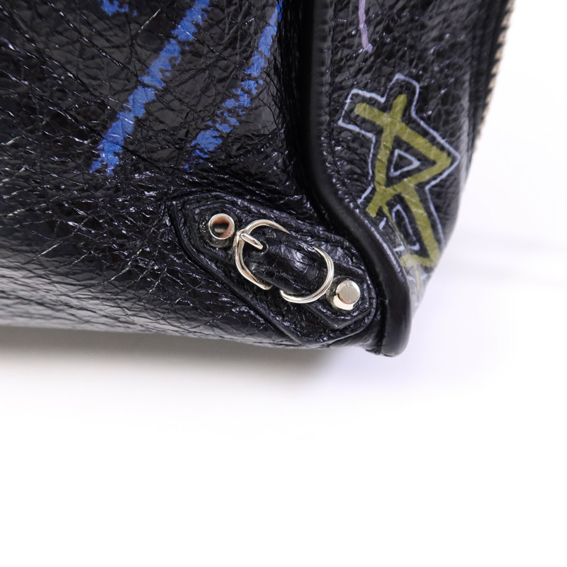 BALENCIAGA 牛皮皮革Papier A6 Graffiti Tote手挽袋-13